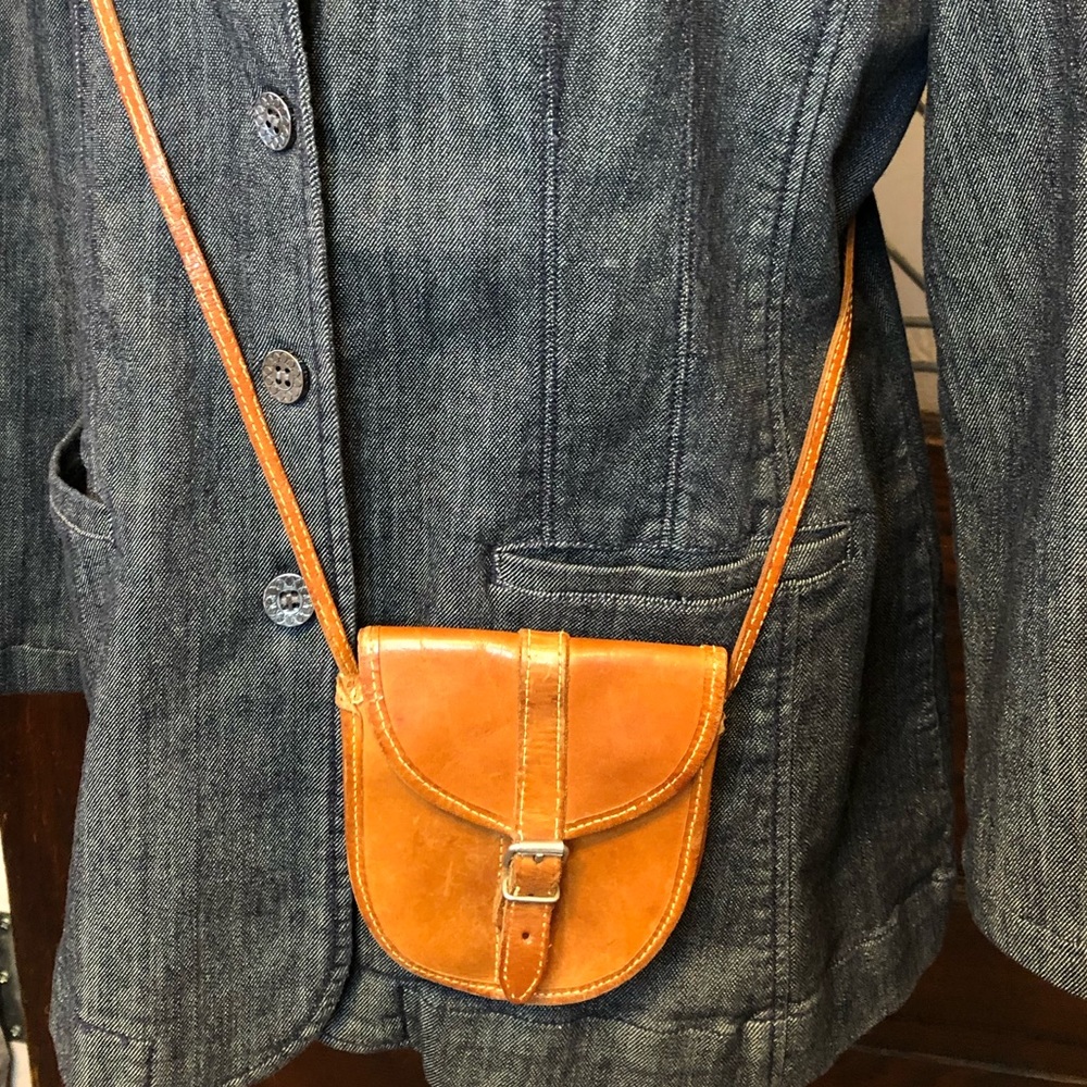 Vintage Esprit Cross body Leather Purse